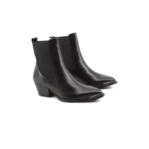 Stivaletto texano nero da donna