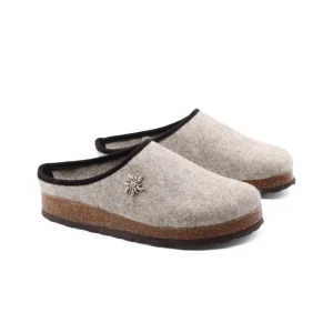 Ciabatta in feltro da donna