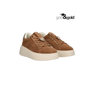 GOLD&GOLD SNEAKERS CAMOSCIO CAMEL