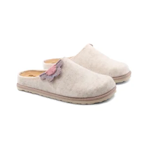 Ciabatta in feltro da donna