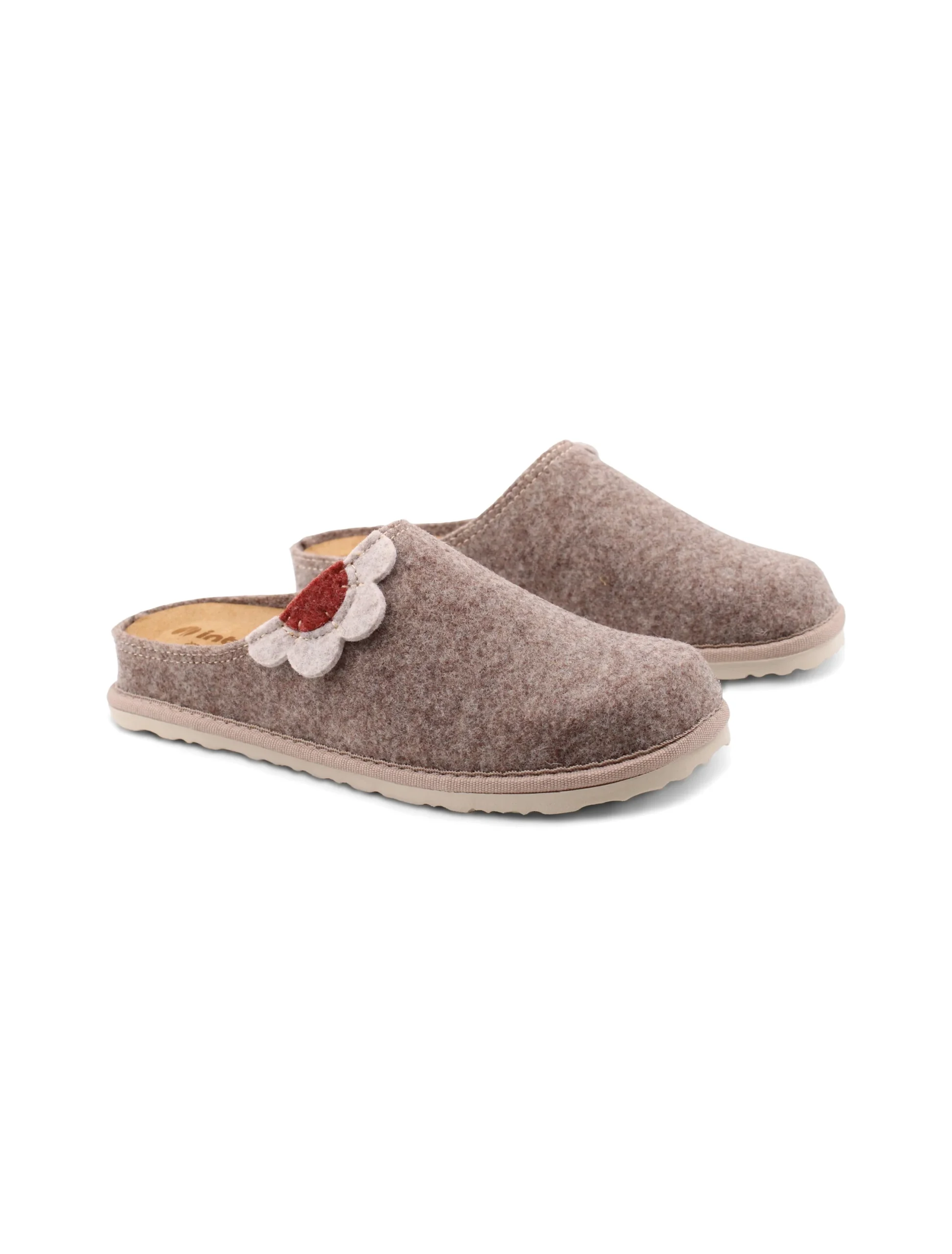 Ciabatta in feltro da donna