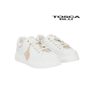 TOSCA BLU SNEAKERS CUORE BIANCHE