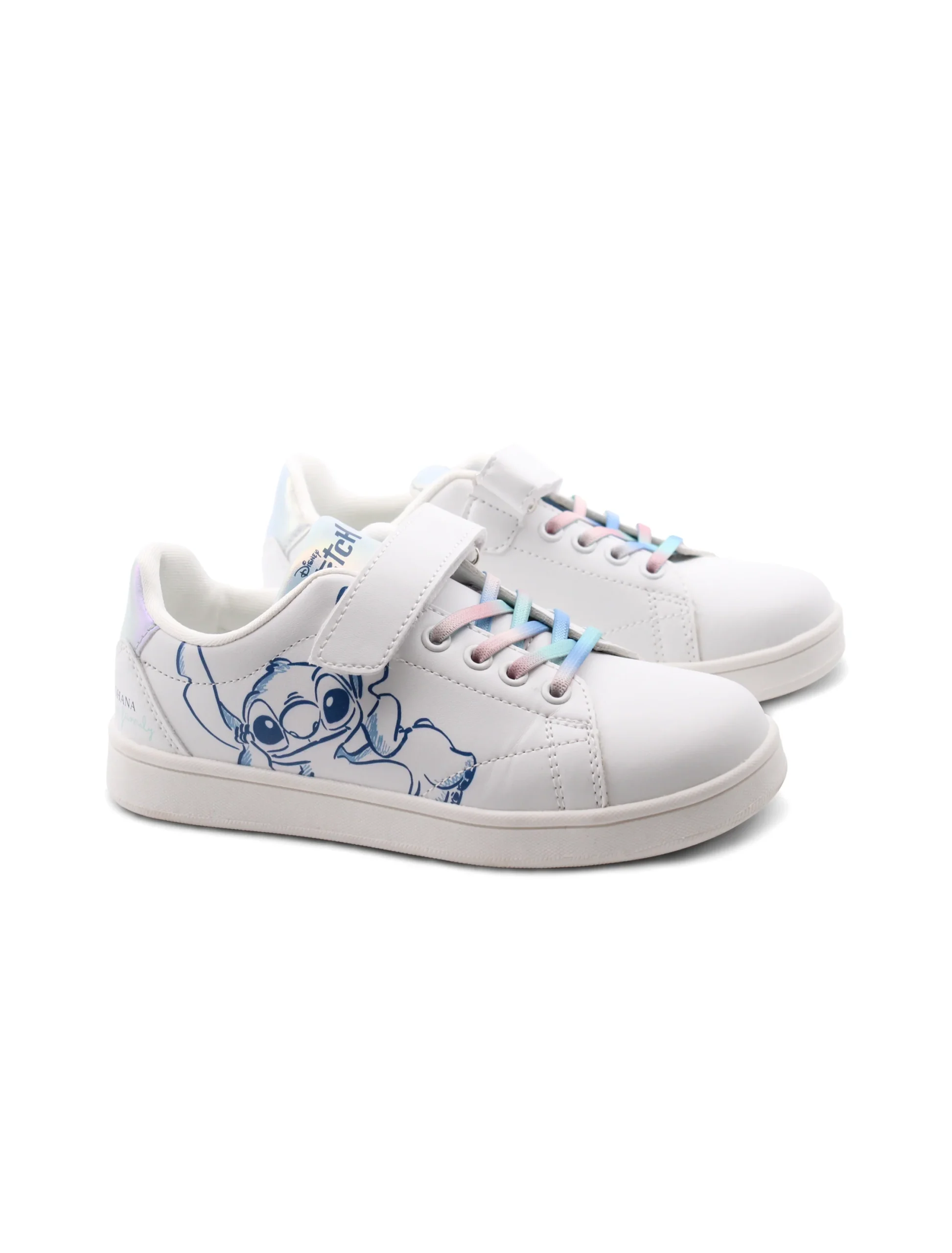 Sneaker da bimba con stampa laterale