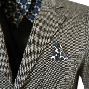 Giacca Monopetto Sartoriale Quadretto Nero