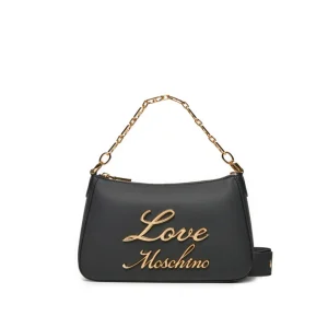 Borsa a Spalla Love Moschino Donna Lovely Chain Nero
