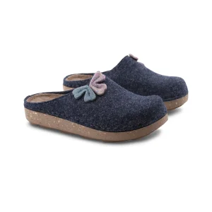 Ciabatta in feltro da donna