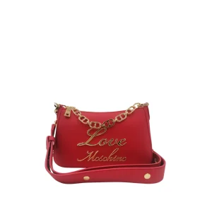 Borsa a Spalla Love Moschino Donna Lovely Chain Rosso