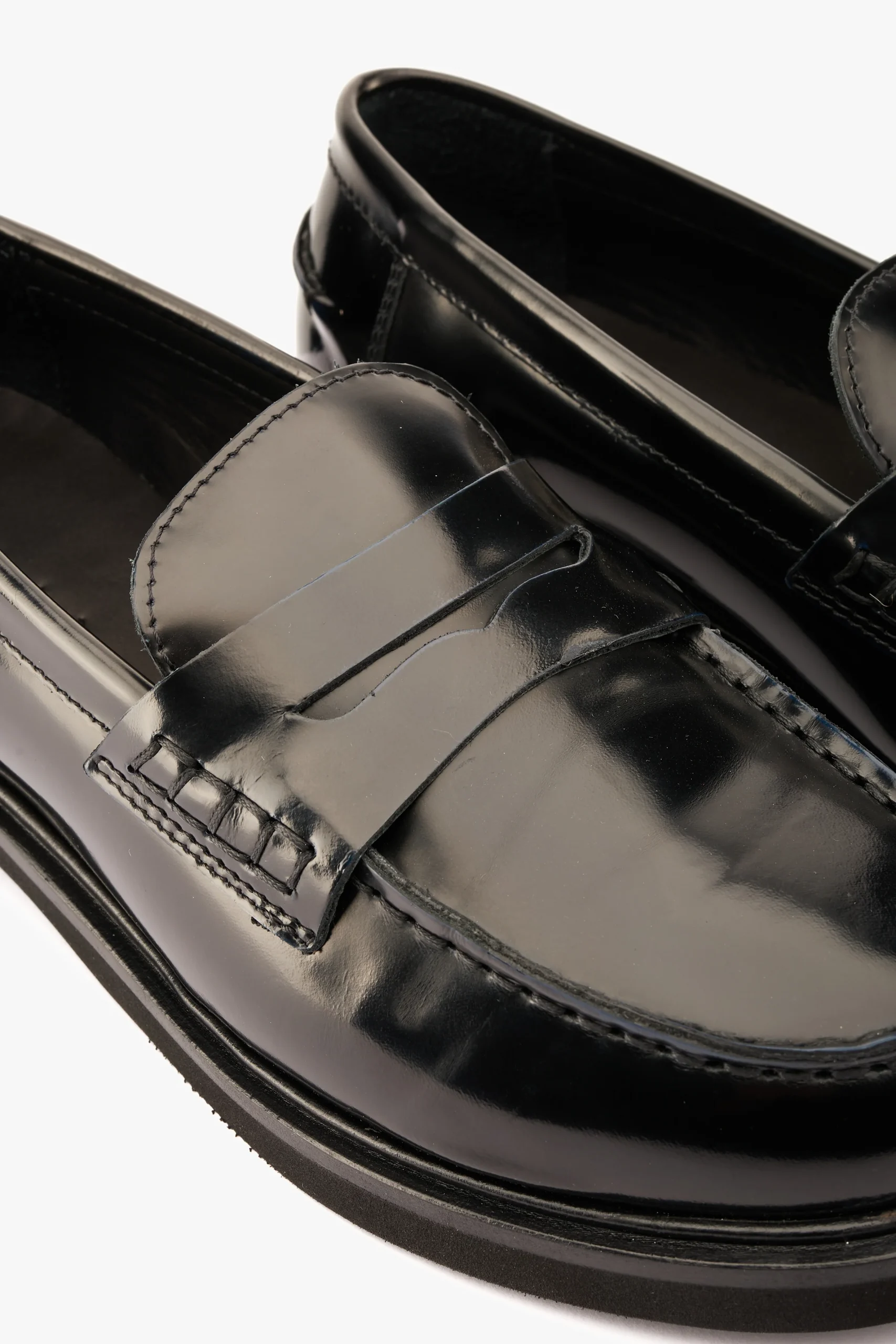 Mocassino abrasivato nero - immagine 4