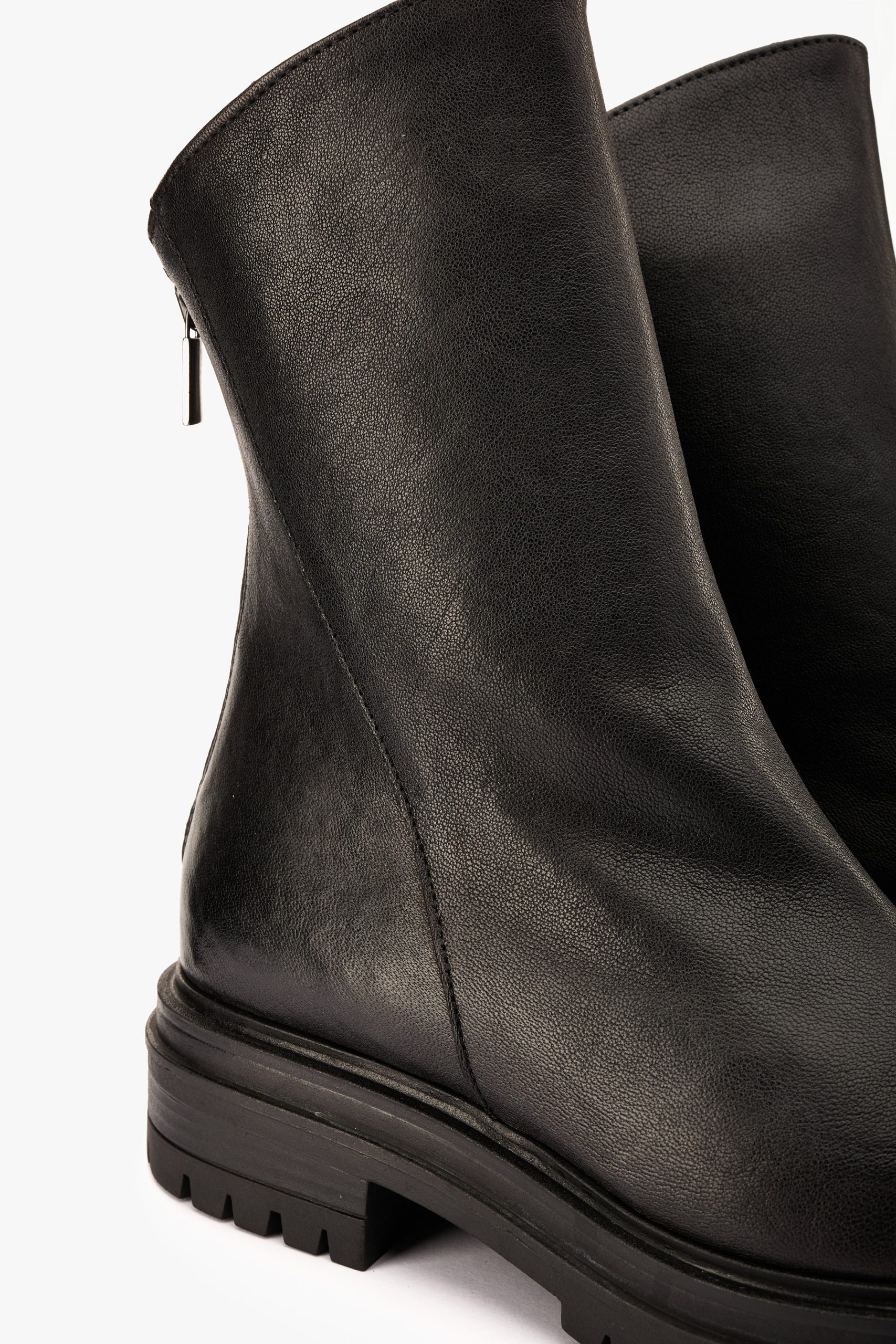 Stivaletto pelle nera - immagine 4