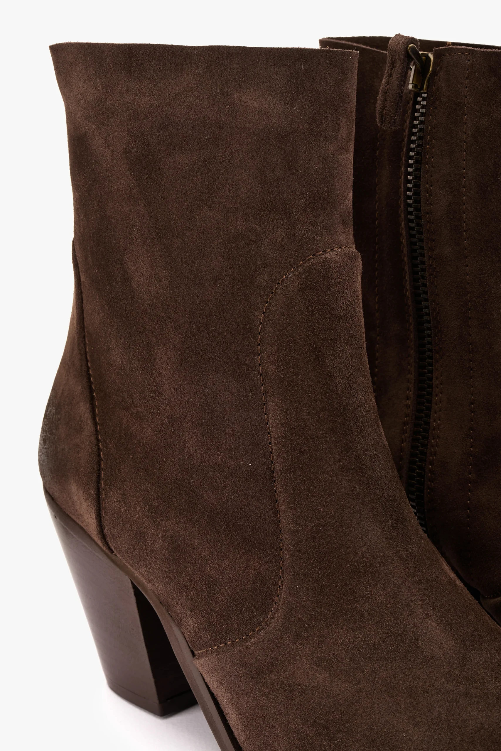 Stivaletto texano sfoderato testa moro - immagine 4