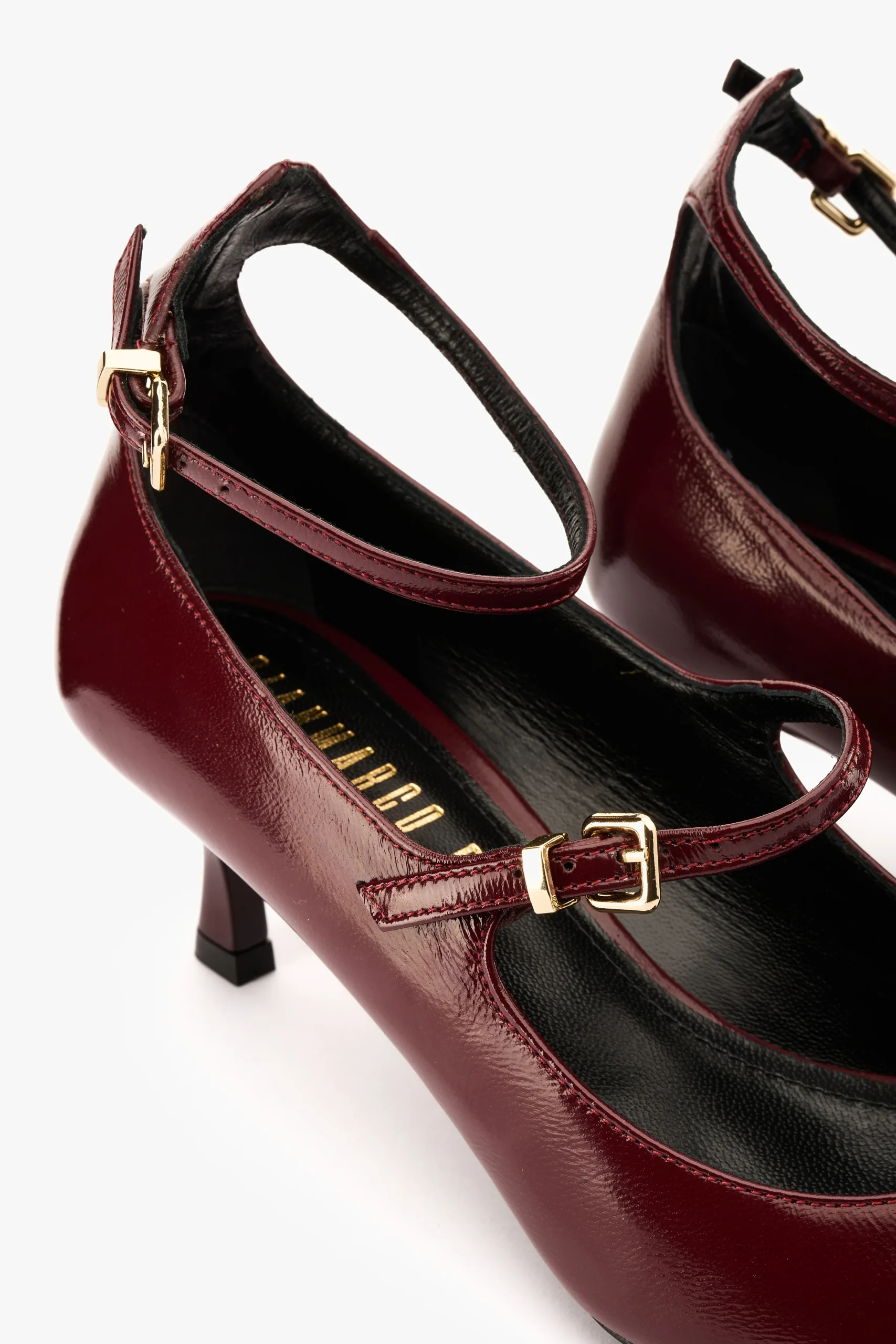 Décolleté cinturino bordeaux - immagine 4