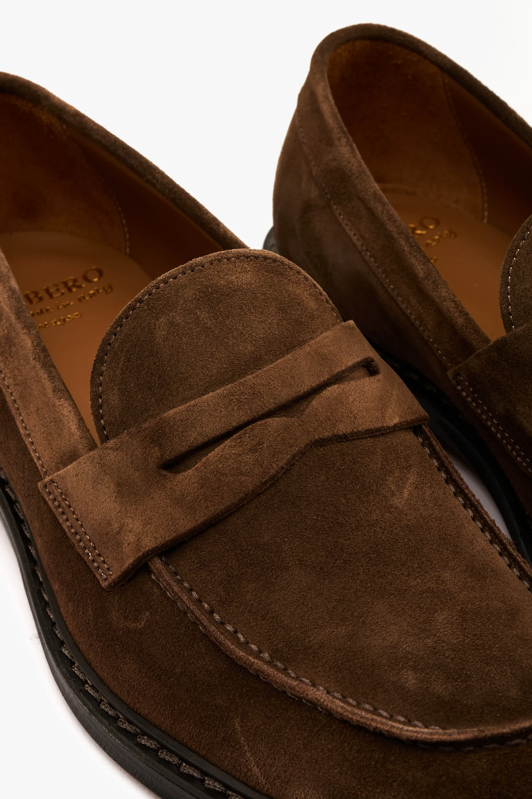 Mocassino camoscio testa moro - immagine 4