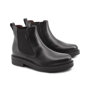 Chelsea nero in pelle da donna