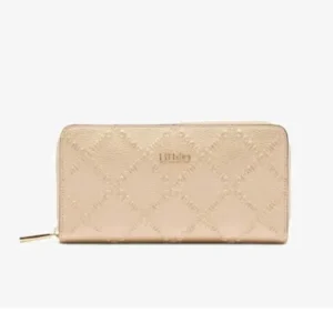 LIU JO portafoglio XL zip around Better logo in rilievo