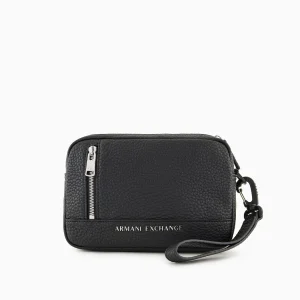 Armani Exchange Pochette con laccio esterno bottalato
