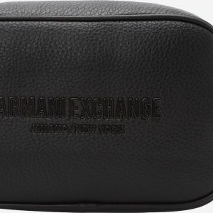 Armani exchange pochette rettangolare logo scritta frontale