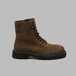 Blauer scarponcini uomo marroni in camoscio COMBAT BUXTON04-SUE