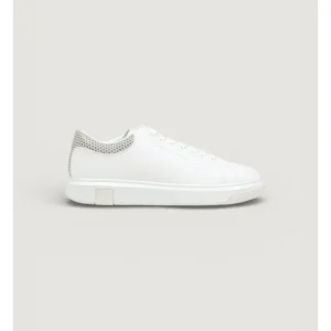 Armani Exchange sneakers bianche con dettagli sul retro