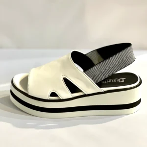 Sandalo comfort bianco-DISTINTO