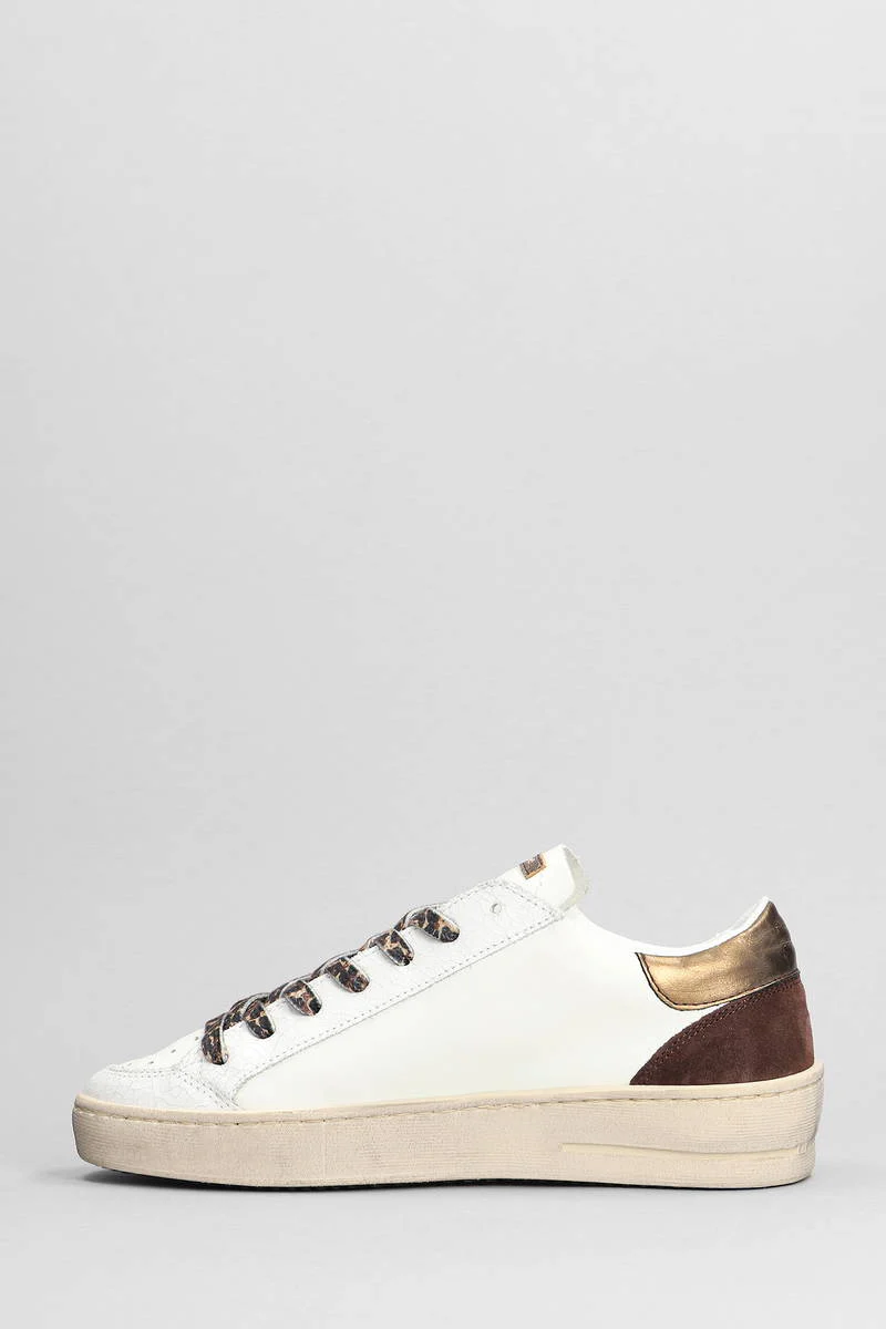 AMA BRAND sneakers donna bianche in pelle artigianali - immagine 4