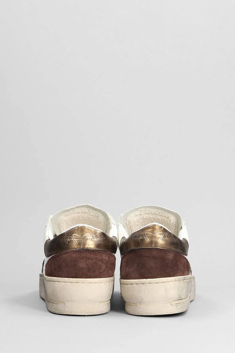 AMA BRAND sneakers donna bianche in pelle artigianali - immagine 5