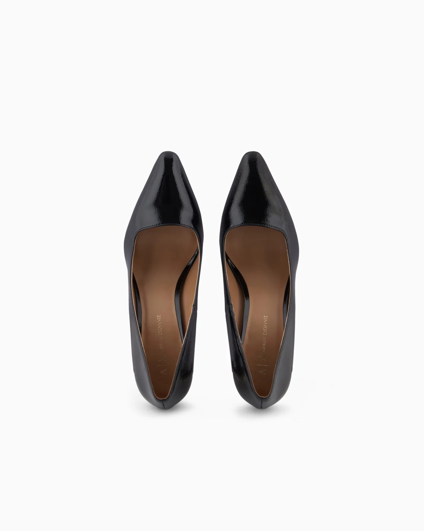 Armani Exchange dècollète donna neri con inserto oro - immagine 4