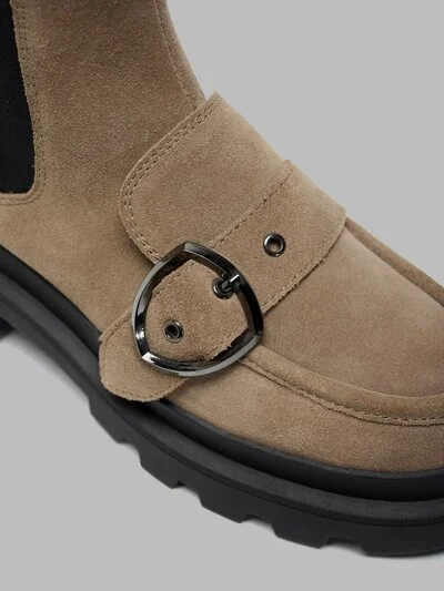 Blauer stivaletti donna chelsea tortora e neri con fibbia KIMMEL11 - immagine 4