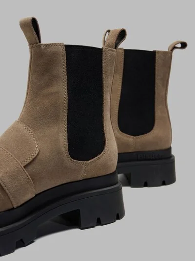 Blauer stivaletti donna chelsea tortora e neri con fibbia KIMMEL11 - immagine 6