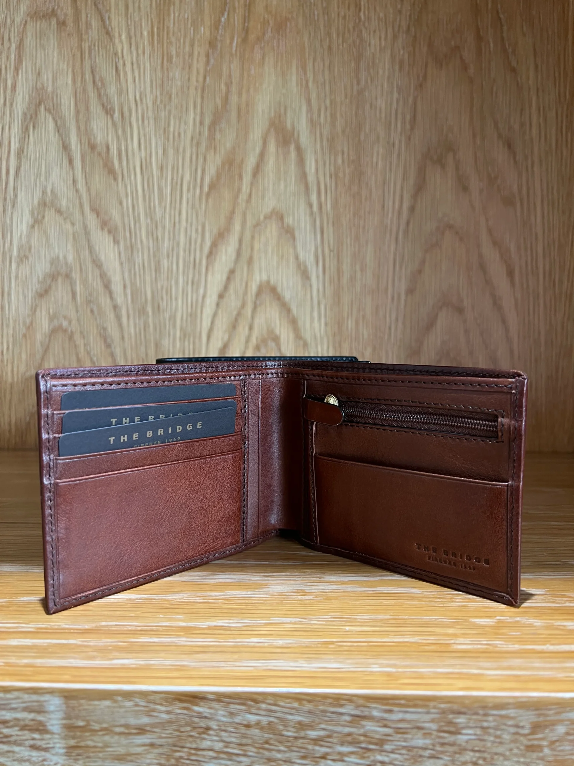 Portafoglio con p.monete cerniera-THE BRIDGE - immagine 3