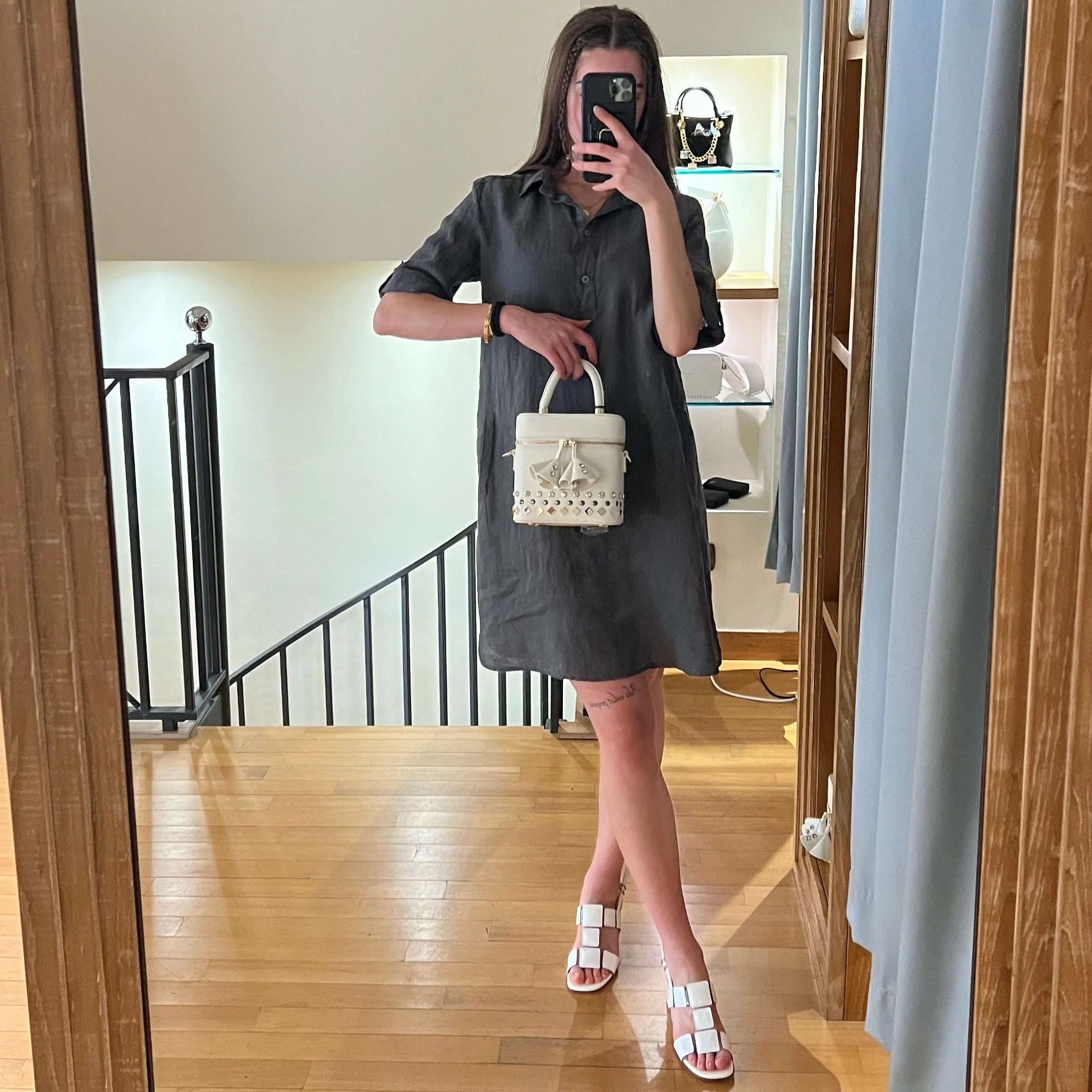 Vestito in lino-DISTINTO