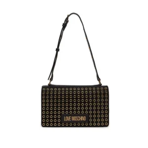 Borsa a Spalla Love Moschino Donna Glam Up Nero/oro