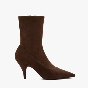 Tronchetto Looker brown suede