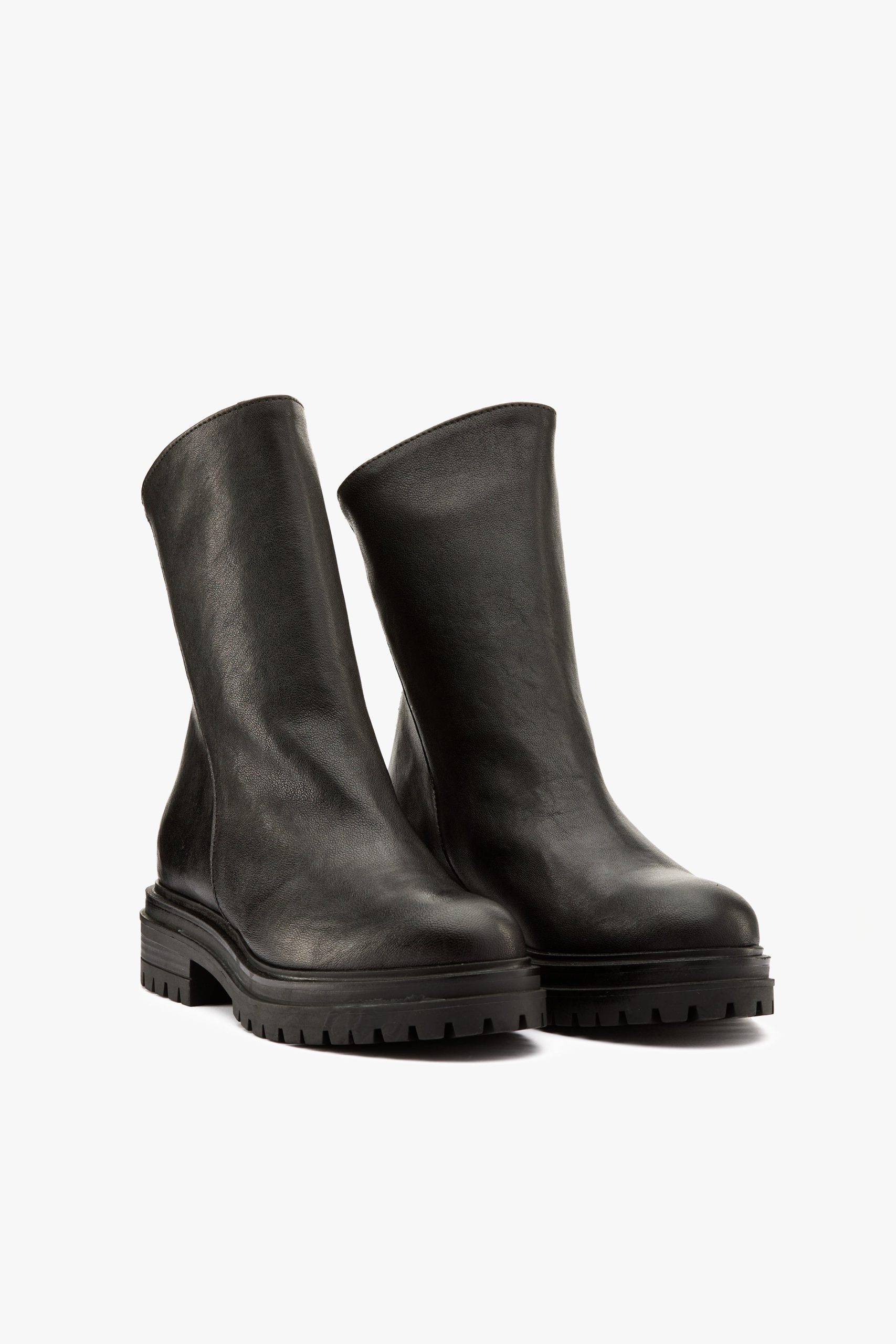 Stivaletto pelle nera - immagine 3