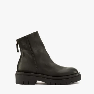 Stivaletto pelle nera