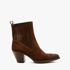 Stivaletto texano marrone