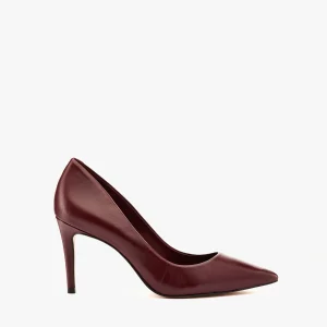 Décolleté pelle burgundy