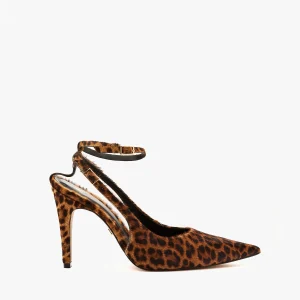Slingback cavallino leopard