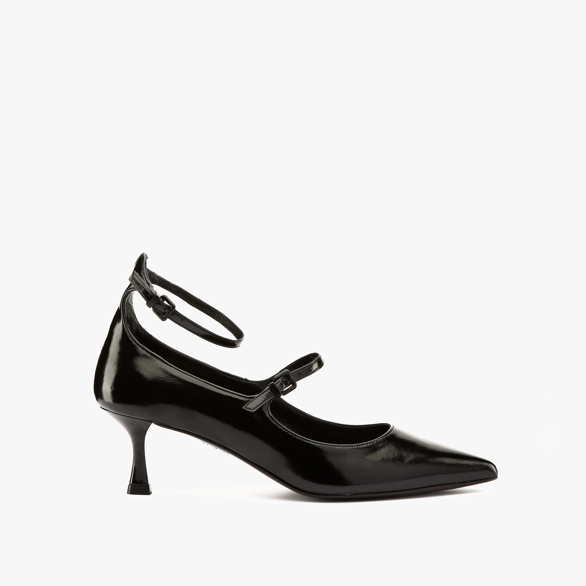 Décolleté cinturino nero - immagine 7