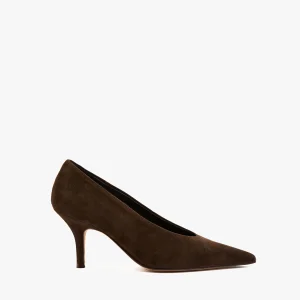 Décolleté camoscio testa moro