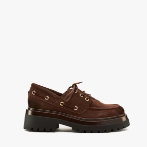 Mocassino Detroit camoscio marrone