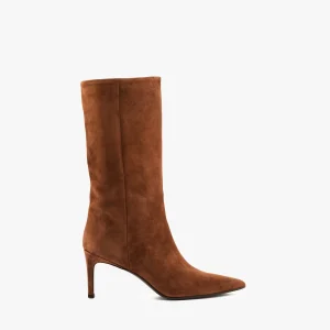 Stivale camoscio cuoio