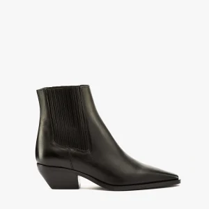 Stivaletto texano nero