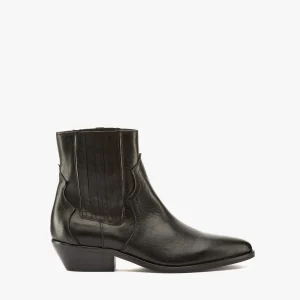 Stivaletto texano nero