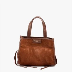 Borsa Diva small suede bruciato