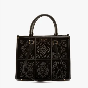 Borsa Atena small lisbona velvet black