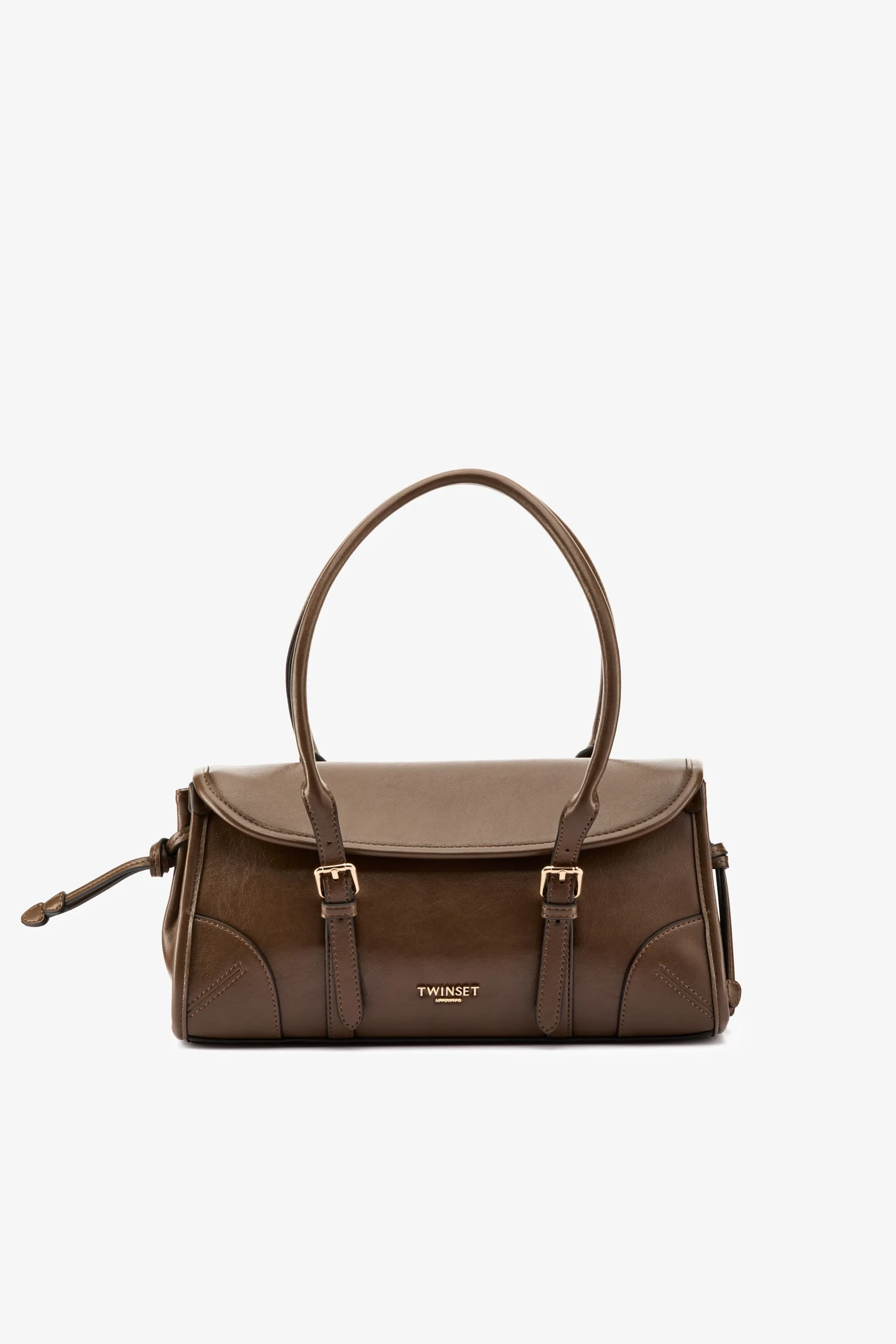 Borsa bauletto fibbie fango