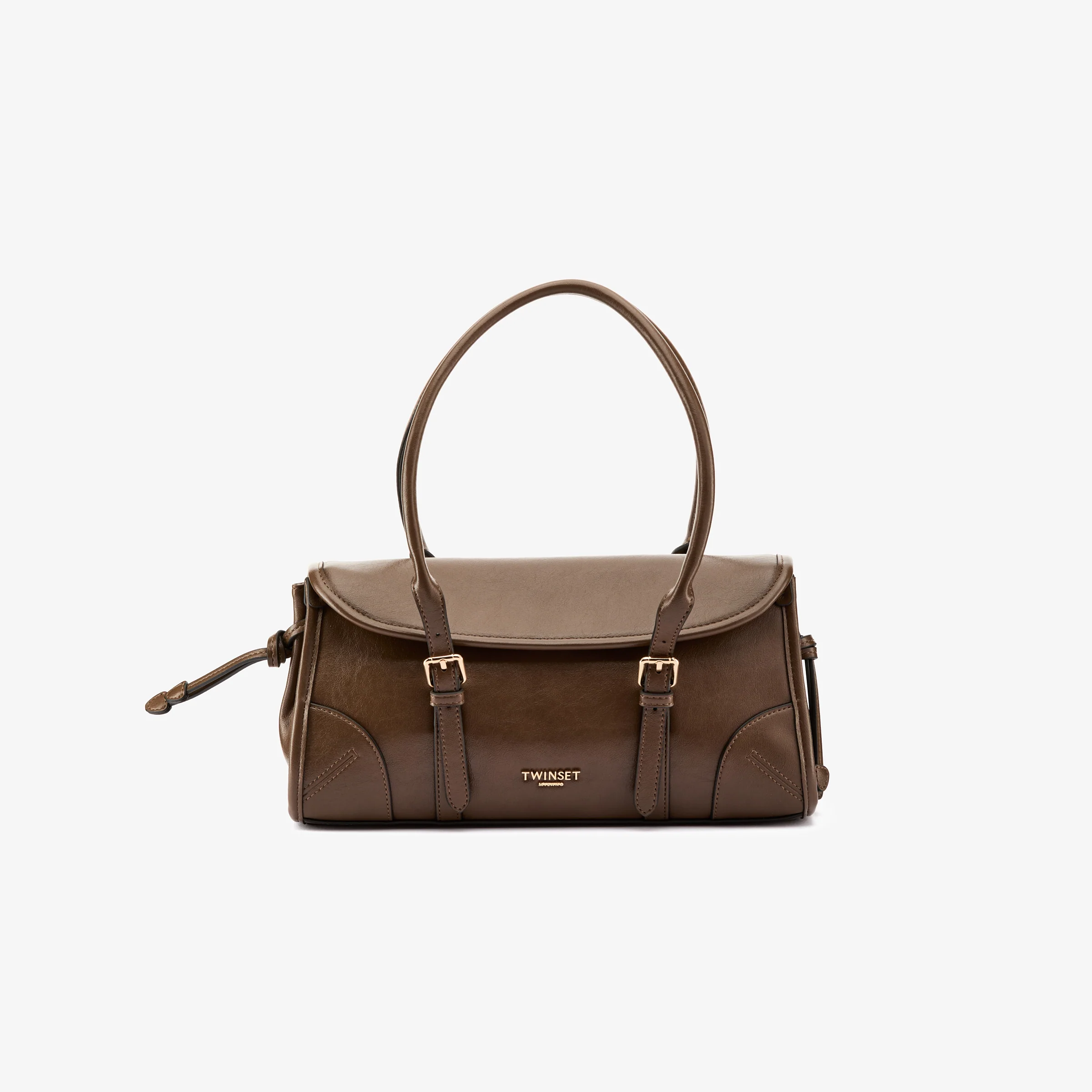 Borsa bauletto fibbie fango - immagine 6