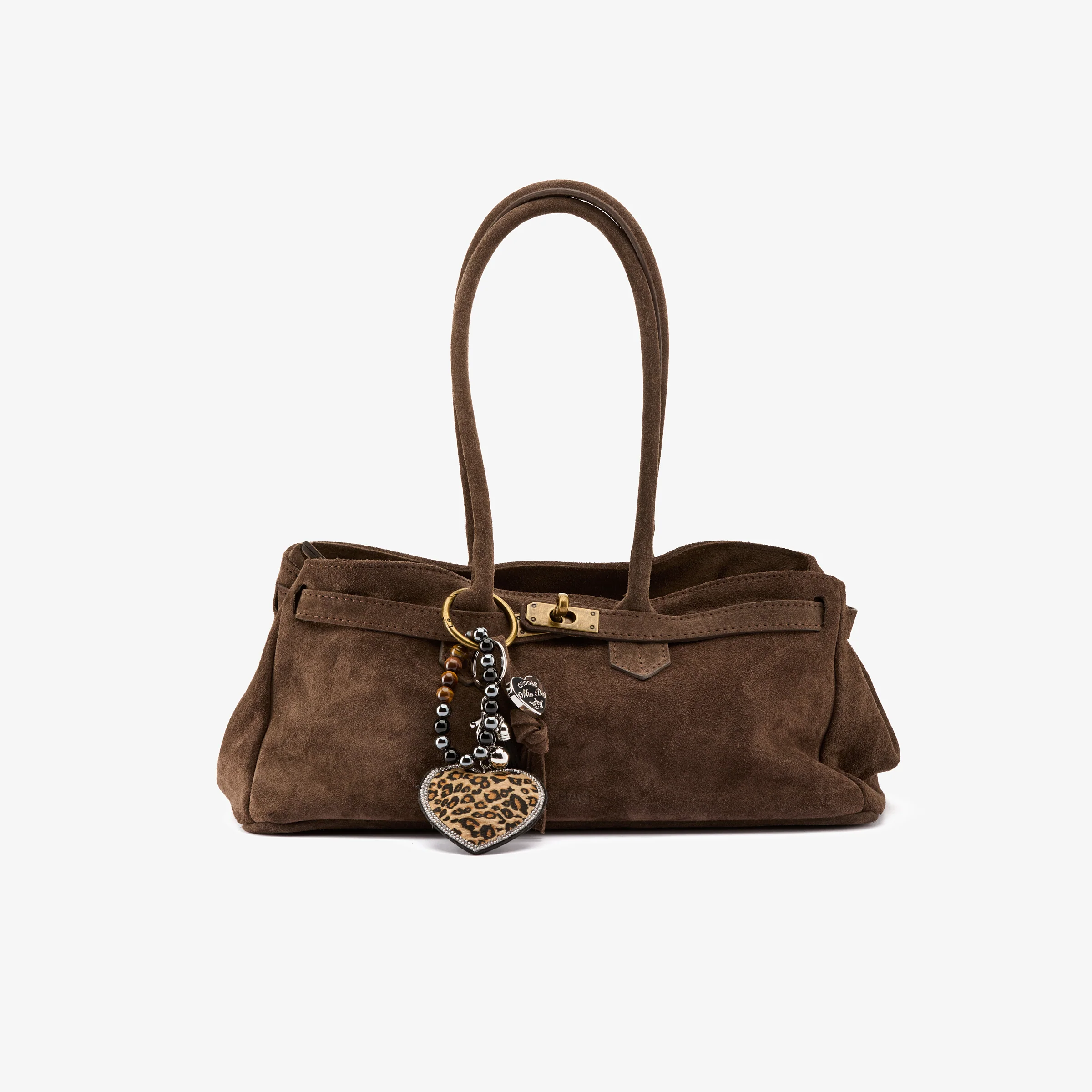 Borsa a spalla camoscio moro - immagine 6