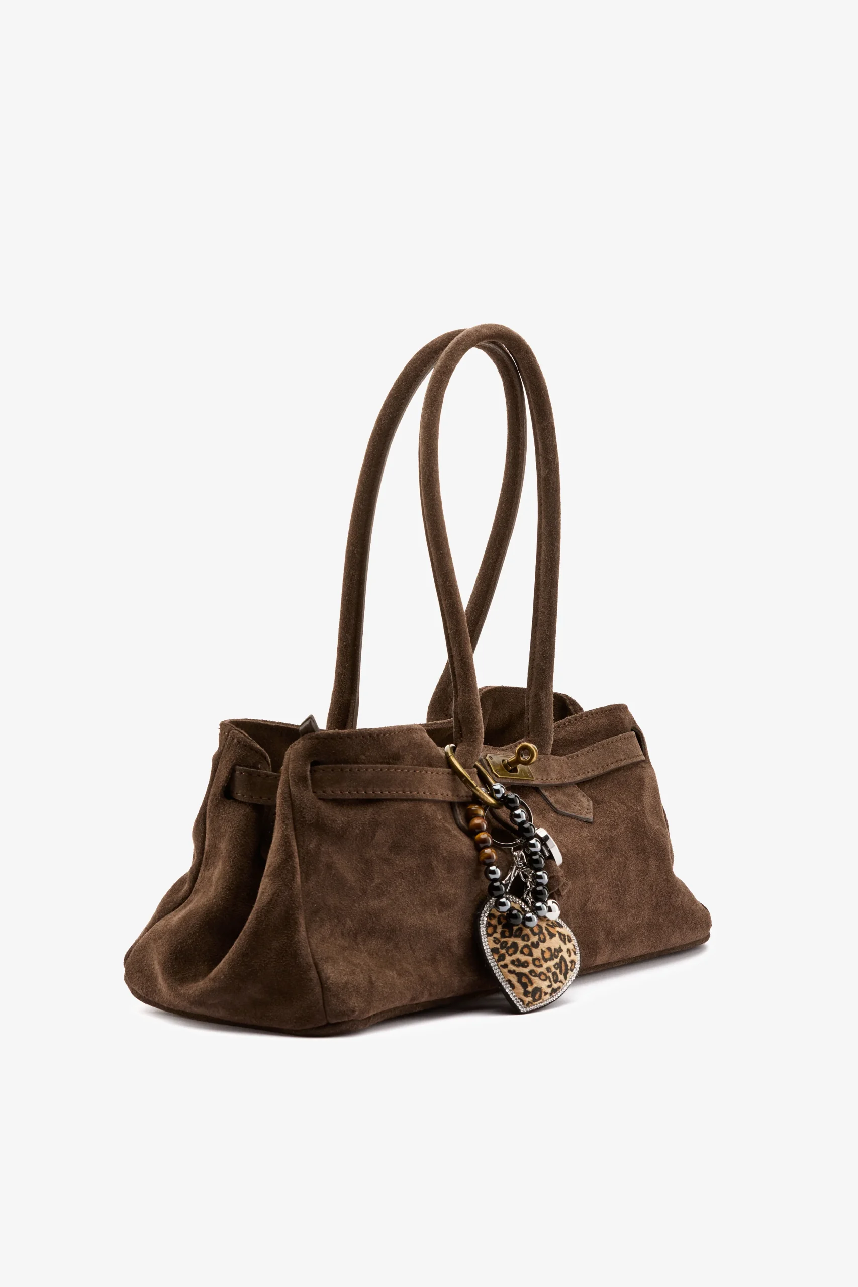 Borsa a spalla camoscio moro - immagine 3