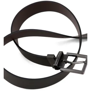 Armani Exchange cintura nera e marrone scuro